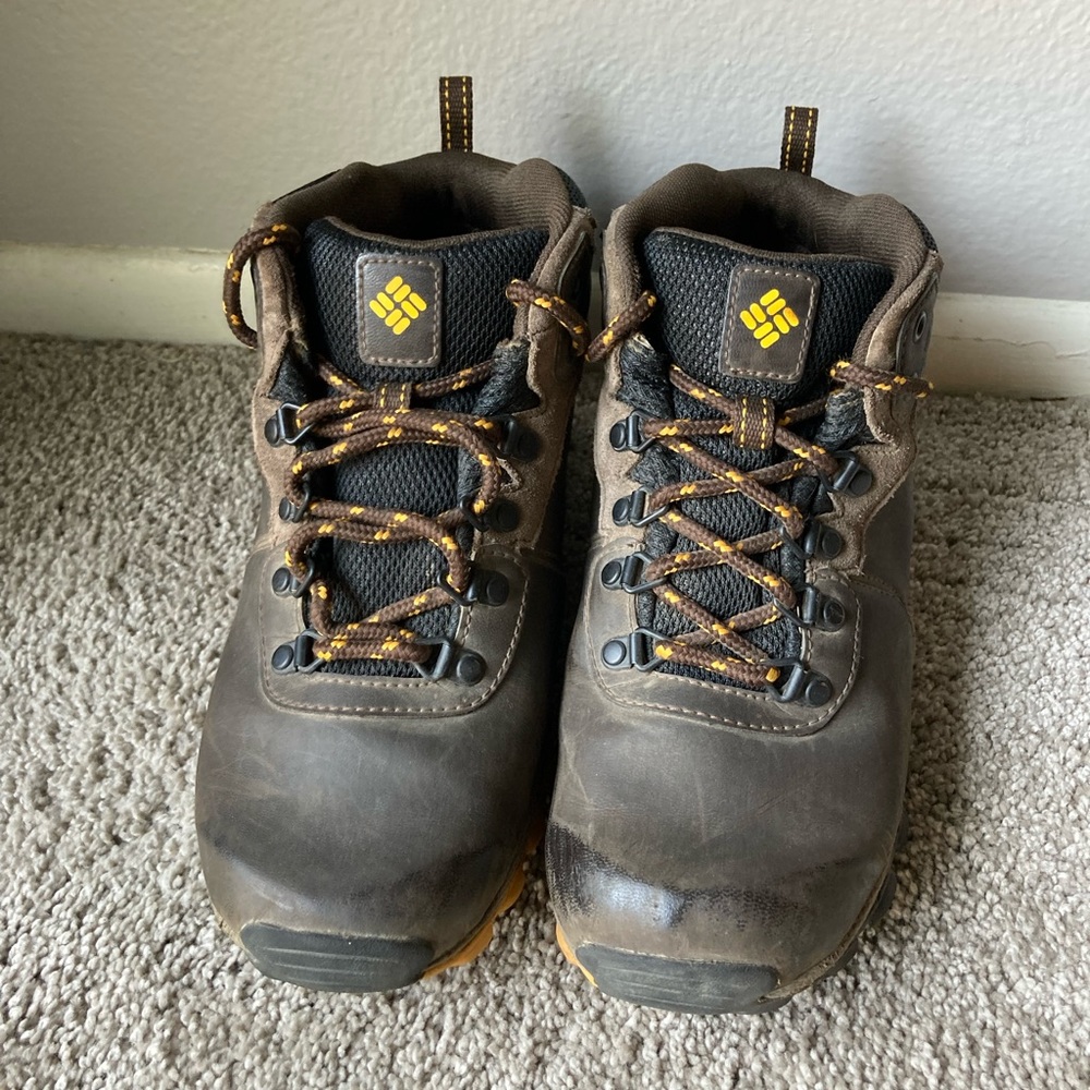 Columbia “Newton Ridge” hiking boots.